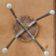 Stool in formica 50s