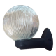Glass ball globe wall lamp