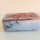Box in red and gray ceramic of Vallauris / vintage years 60-70