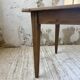 Table de ferme noyer pieds fuseaux 1950