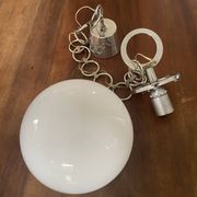 Targetti Sankey vintage opaline pendant light