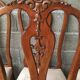 6 chaises de château chippendale Louis XV