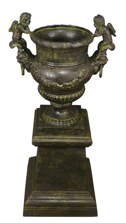 Cast iron with base Medici vase