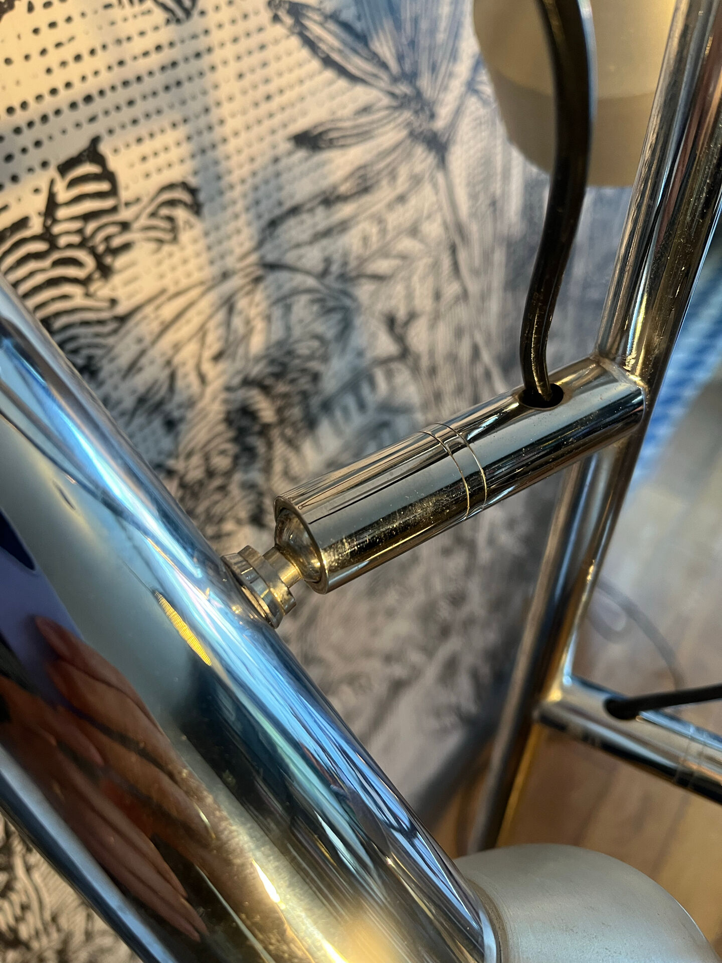 German floor lamp with 3 lights