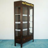 Cabinet showcase sideboard wood brass