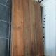 Iron and wood industrial trolley / clothes rack