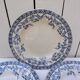 Assiettes creuses, Saint Amand modèle Volubilis, terre de fer