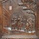 Antique Dutch carved placard, circa 1860.