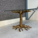 Table à manger en branche d'arbre, années 1980