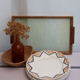 Set of 6 flat plates