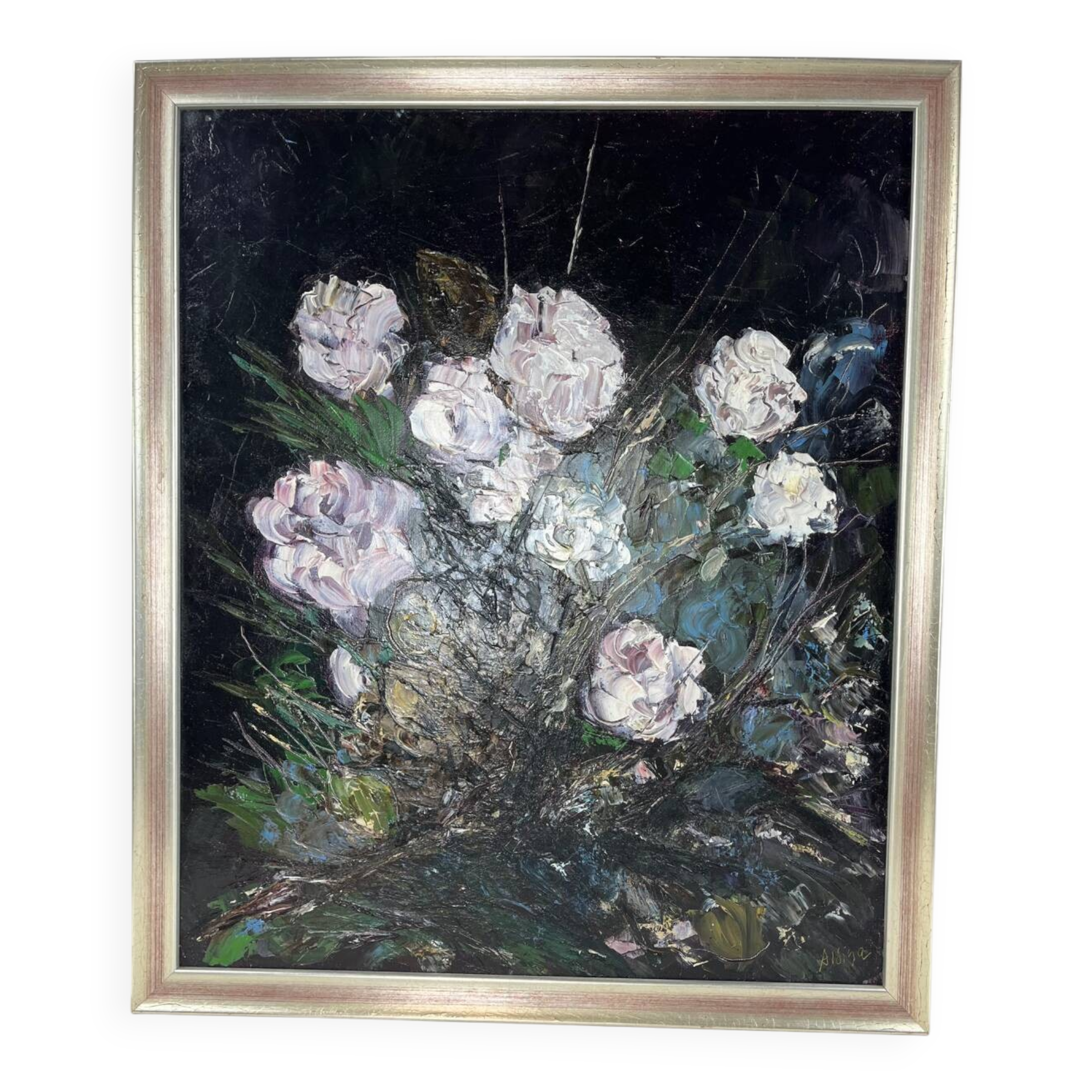 Flower bouquet painting