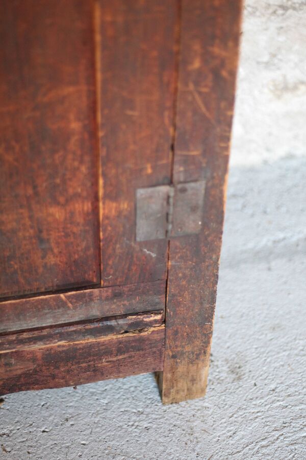 Meuble bois ancien 1 porte, meuble de rangement, bonnetière, meuble de cuis