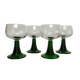 4 large Alsace Roemer glasses France