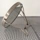 Round barber mirror from the 50s double-sided
