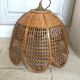 Vintage rattan hanging