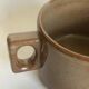 Ensemble de 6 tasses et soucoupes en grés