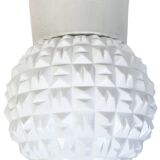 Vintage White Porcelain Ceiling Light, 1970s