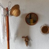 Baumann coat door chrome vintage wood