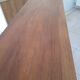Cherry wood sideboard with glass doors