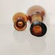 Murano, set of two brown blown glass vases