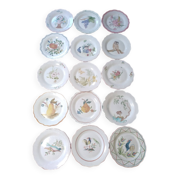 Ceramic plates. 70s/80s Work inspired by the 16th and 17th centuries.