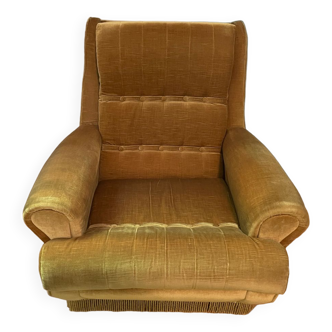 Fauteuil moutarde