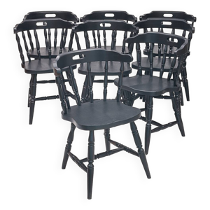 set de 8 chaises bistrot
