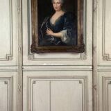 Portrait of a lady of quality, oil on canvas, 18th century.