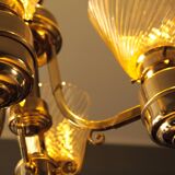 Italian lampadario in glass of Murano 1940s In ottime Conditions