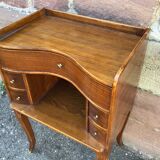 Curved side table style regence 1950