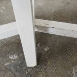 Pair of benches in white fir