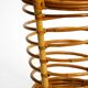 Beautiful rare Italian Mid Century modern bamboo umbrella stand in helix de
