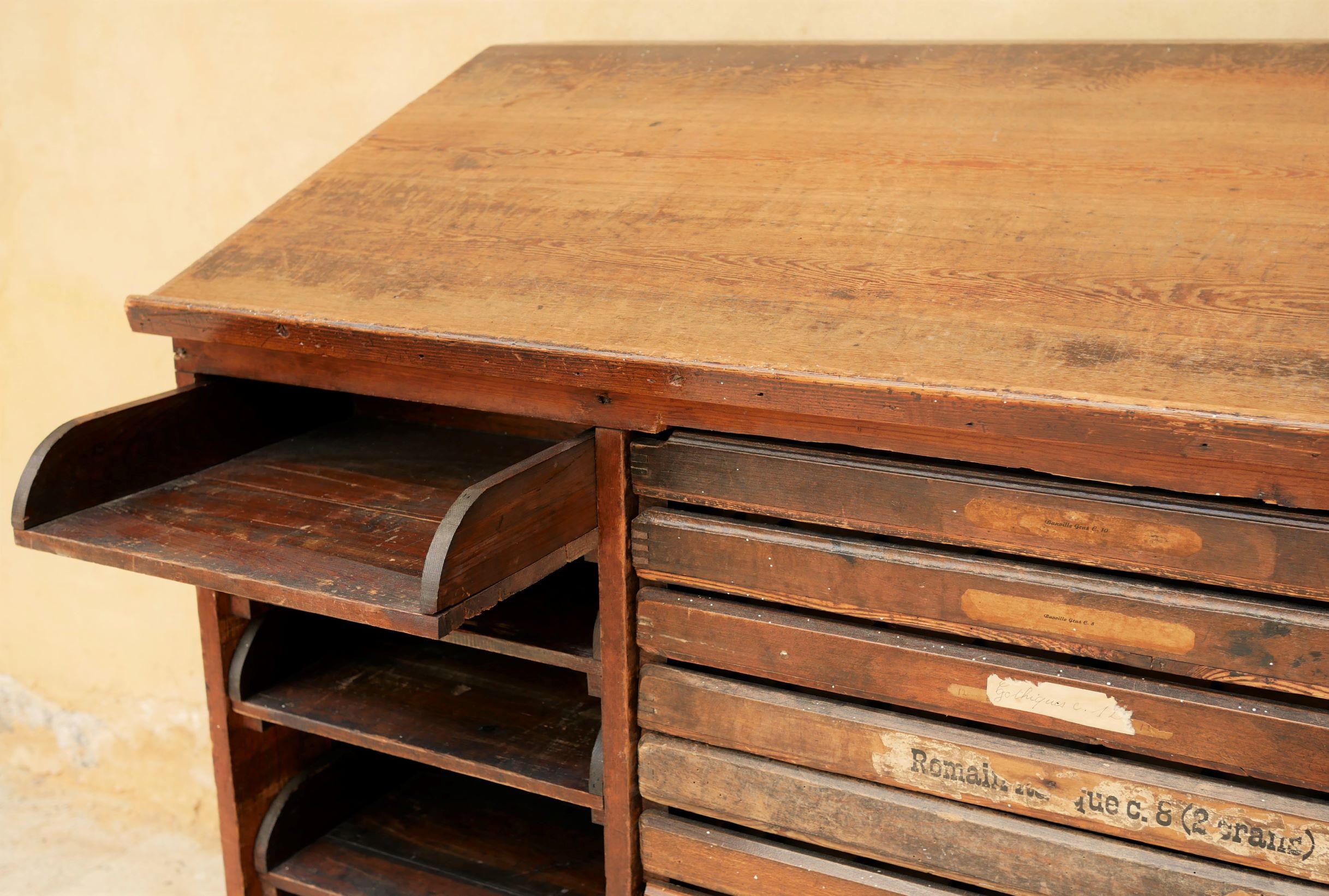 Vintage printing furniture - Craft furniture
