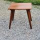Vintage oak coffee table from the 50s feet compass