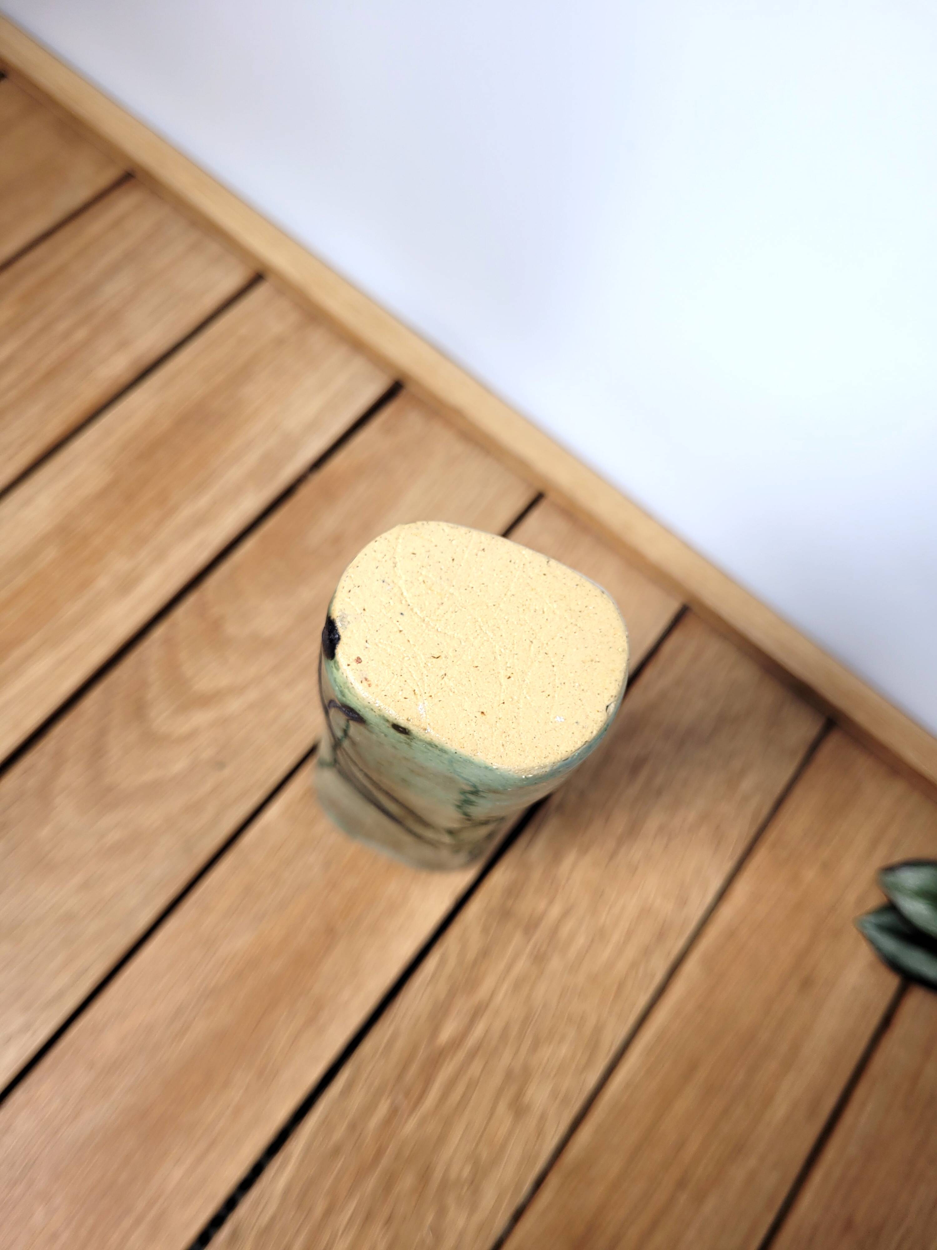 Ceramic soliflore vase J Philippe