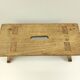 Rectangular wooden step