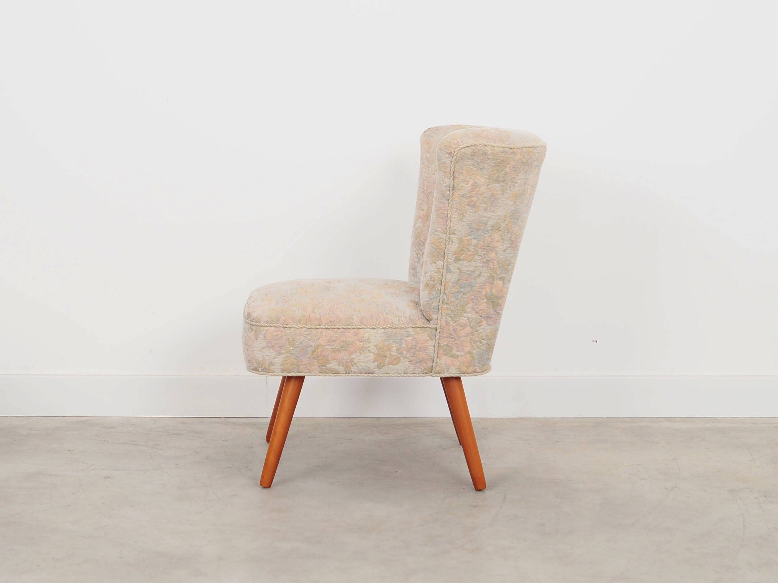 Set of two beech armchairs, Danish design, 1970s, production: Denmark