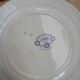 3 antique flat plates in ironstone