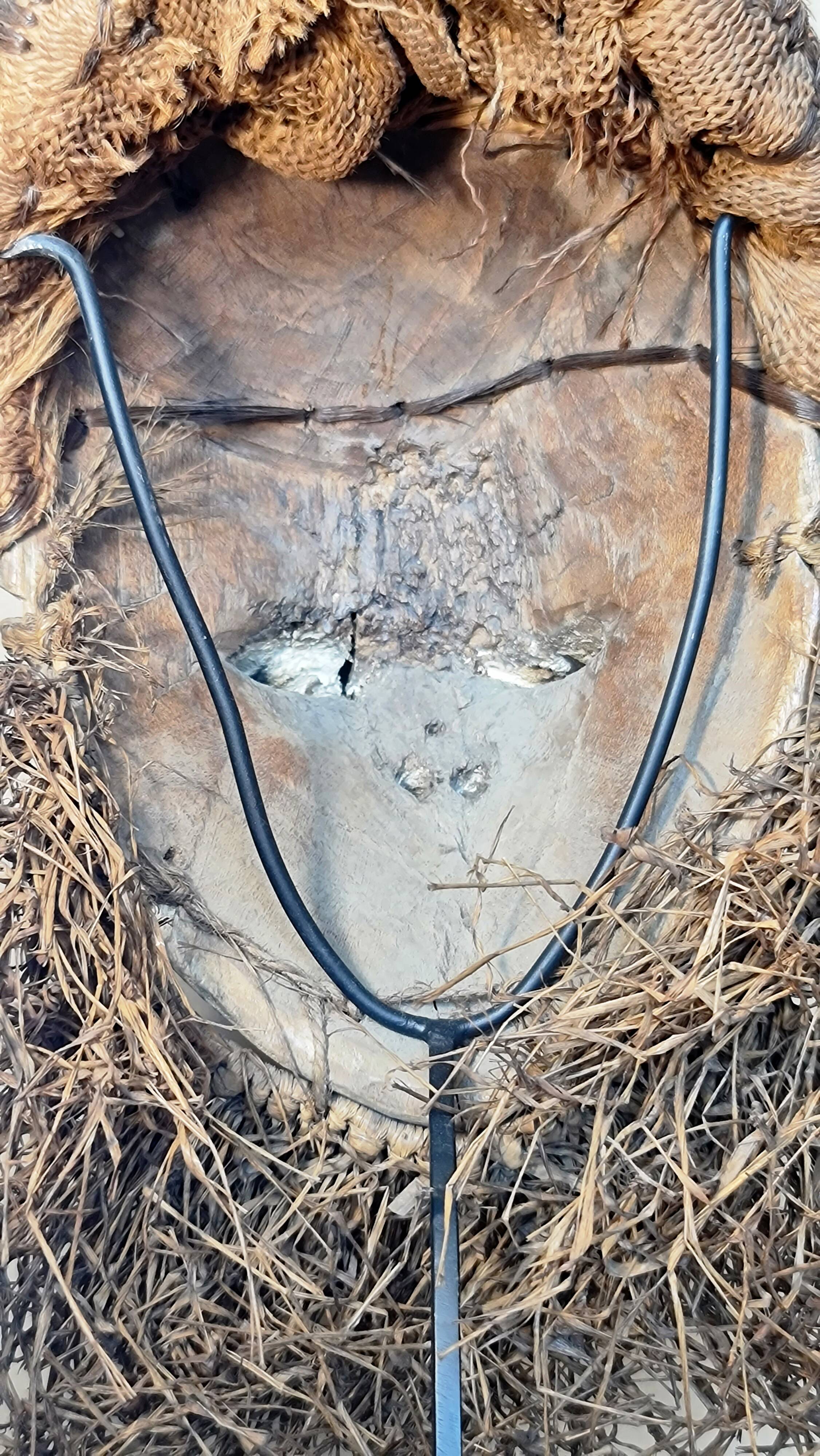 “mbuya” mask, pende, democratic republic of congo. wood, pigments,
