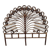 Peacock Rattan Headboard