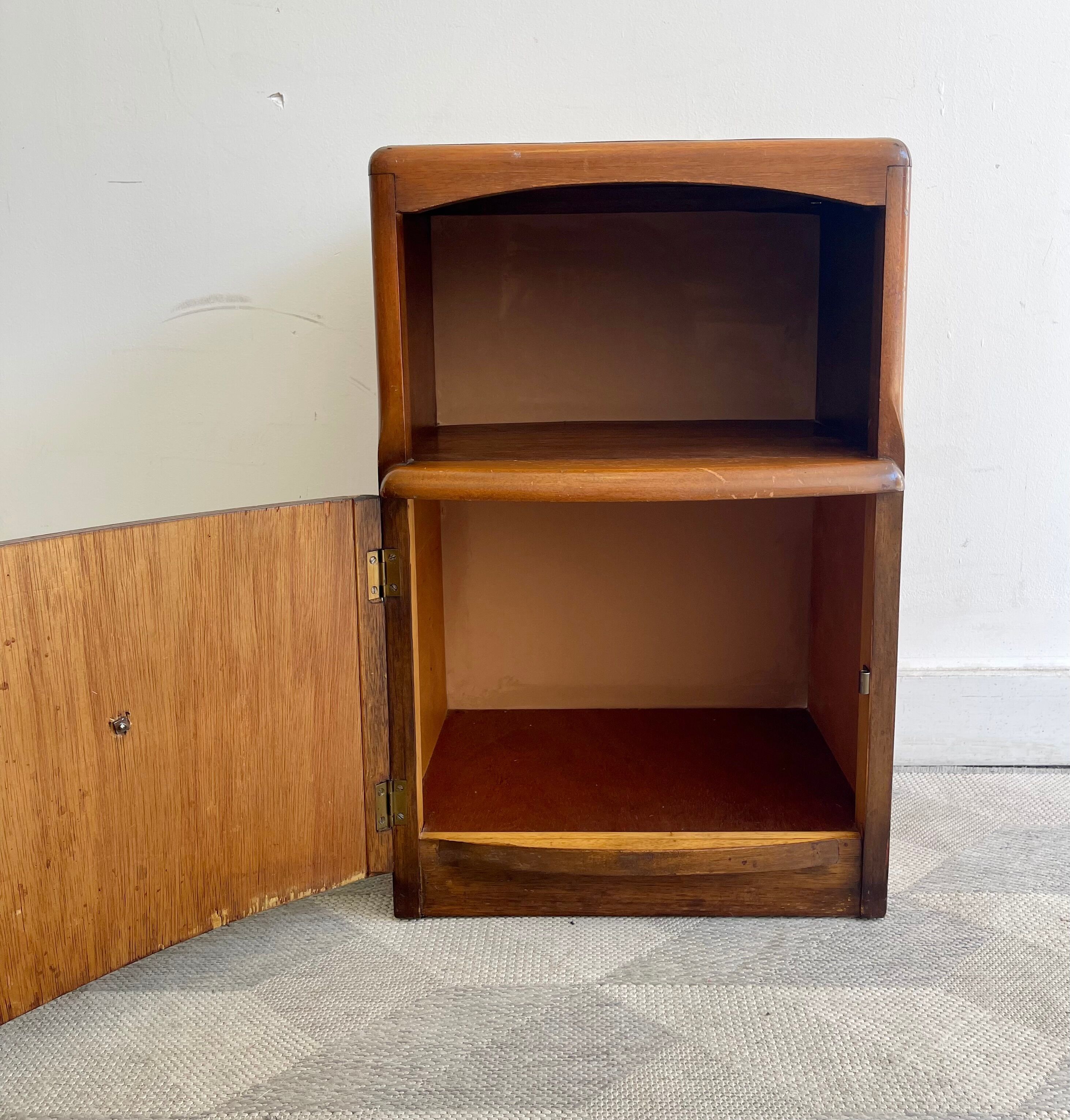 Art Deco Bedside Table Cabinet