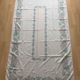 Nappe vintage fleurie rectangulaire
