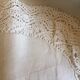 Square linen tablecloth