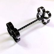 Box of 12 wrought iron cutlery holders