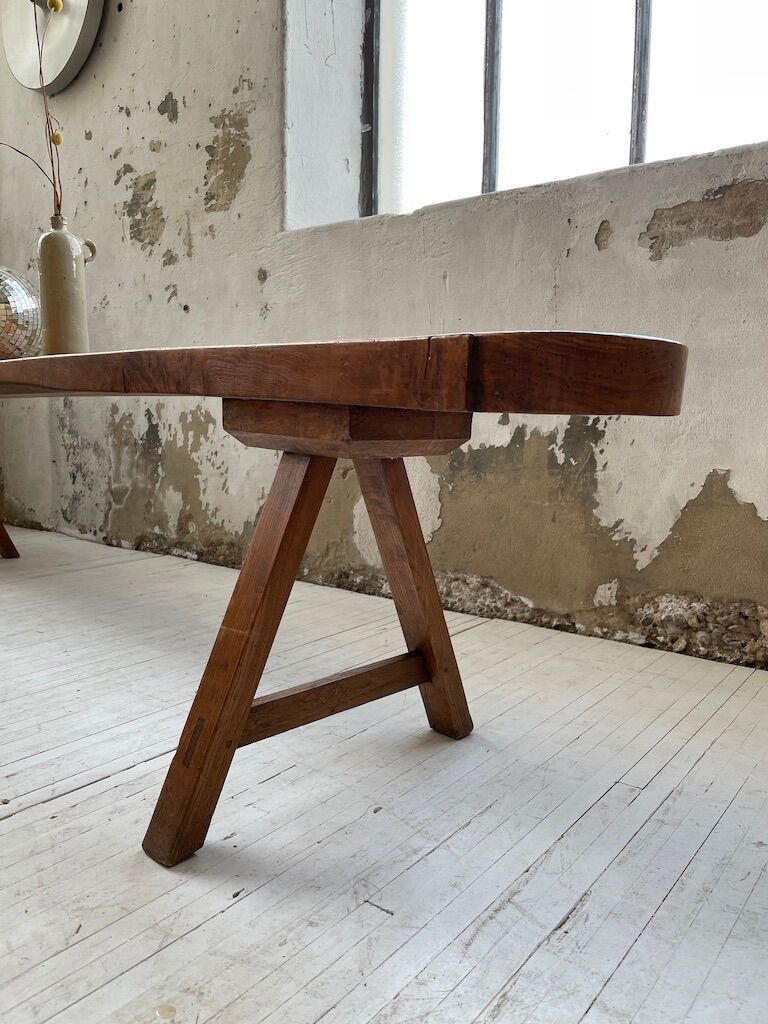 Pair of bench early 1900 oak