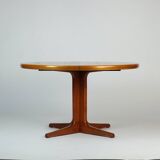 Vintage Teak Esstisch Dining Table Rund Erweiterbar Glostrup Danish Design
