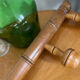 Coat rack hook in natural wood late 19th century