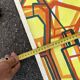 Abstract Cubist Table - Oil on Canvas Signed B. Géral