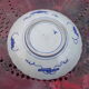 Ancient round porcelain dish from Japan Imari