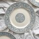 3 ironstone "Renaissance" plates from Creil and Montereau